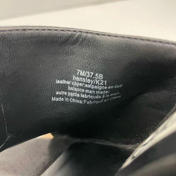 Karl Lagerfeld Paris | Henlsey Black Leather Cork Platform Block Heel Sandals - Picture 10 of 11